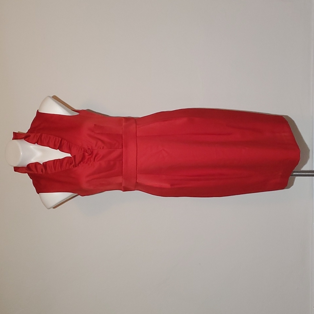 Jessica Howard Evenings Red Sleeveless Cocktail Dress